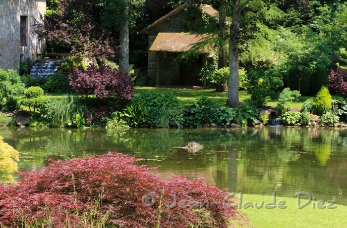 Courances10.jpg - Le jardin du château de Courances